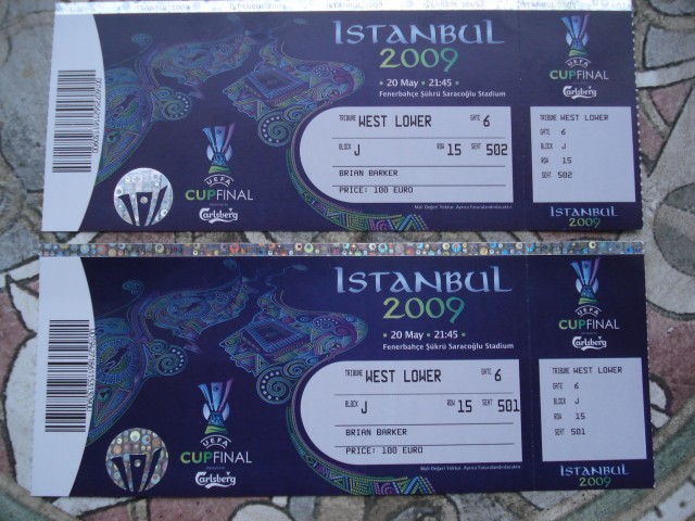 Ich verkaufe 2 Tickets UEFA Finale Istanbul - Fussball - Hamburg