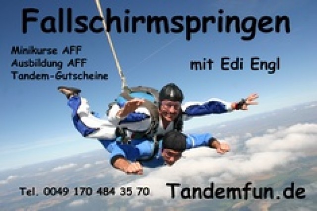 Fallschirmspringen bei Regensburg und Straubing (Bayerischer Wald) - Sonstiges Outdoor - Regensburg
