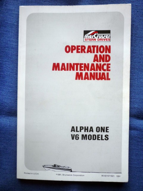 Mercruiser Betriebs-und Wartungsanleitung   - Motorboote - Mainz