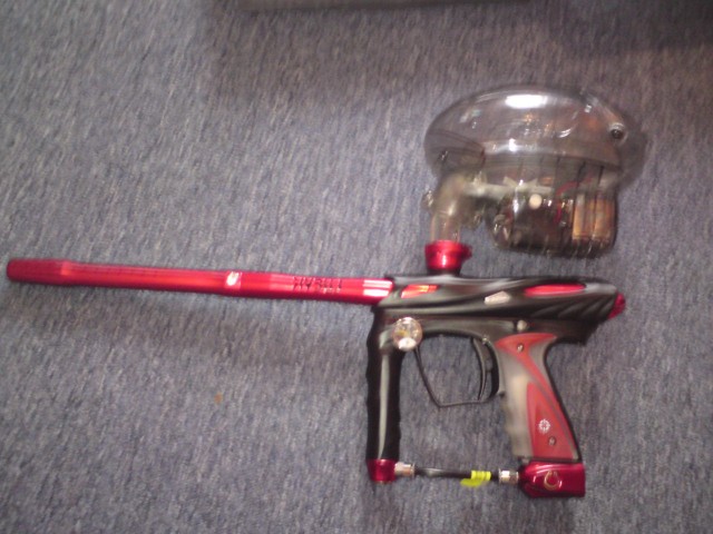Paintball Markierer(Gun) In Farbe Rot für nur 400€ - Schiesssport - SIngen