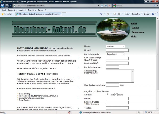 Motorboot-Ankauf - Motorboote - Detmold