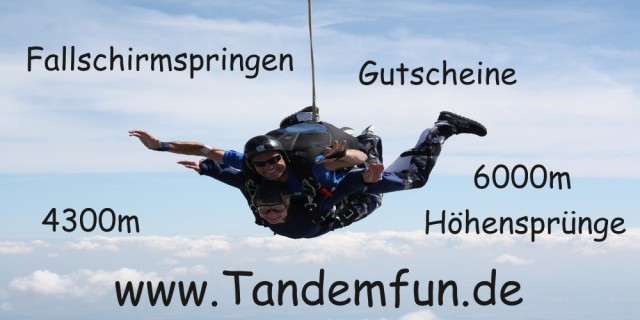Fallschirmspringen Bayerischer Wald - Cham - Schwandorf - Bad Kötzting - Deggen - Sonstige Sportarten - Cham