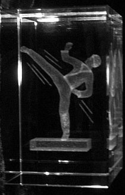3D Laser Kristall  Kampfsport. - Kampfsport - Mundelsheim