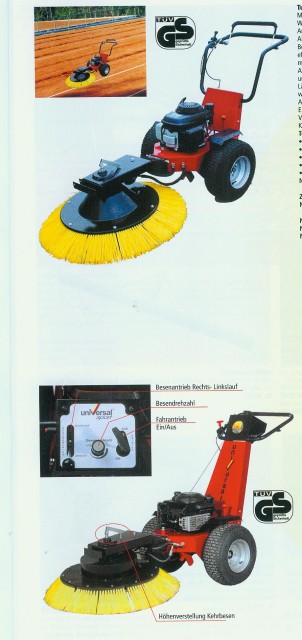 Turbobesen Abkehrmaschine Sandplatzbesen zu vermieten - Tennis - Schwaigern