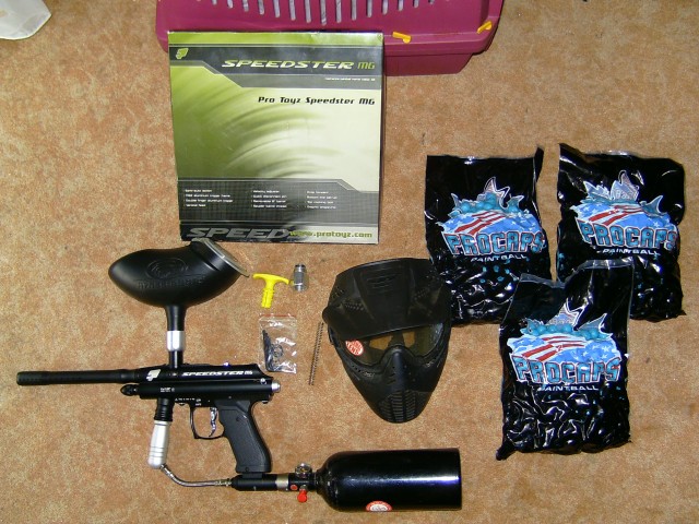 Verkaufe Speedster MG Paintball Set 	  - Schiesssport - bottrop