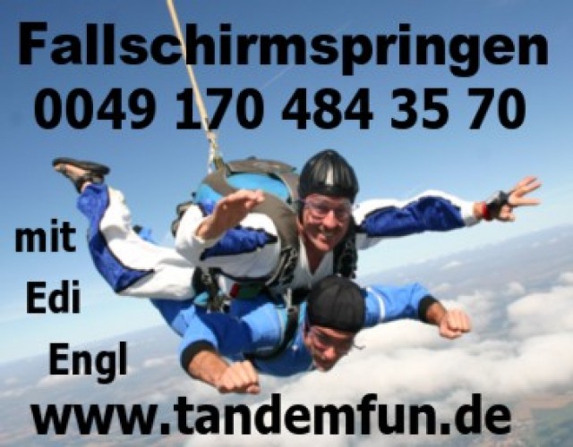 Fallschirmspringen in Dingolfing / Niederbayern - Sonstiges Outdoor - Amberg