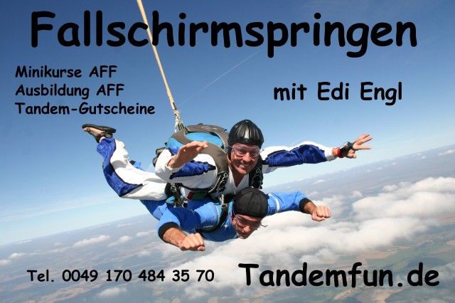 Fallschirmspringen und Tandemfallschirmspringen in Zell am See und Gmunden nähe - Sonstiges Outdoor - Amberg