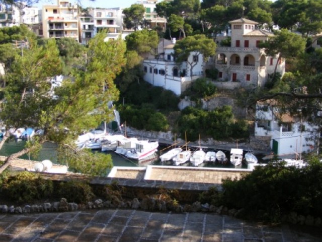 Hafenblick Villa Mallorca mit Bootsagarage und Boje zur Langzeitmiete - Segelboote - Cala Figuera