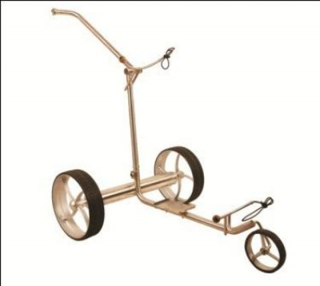 Elektrischer Golf Trolly Wagen aus Chromstahl  - Golfsport - 8808