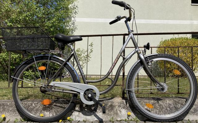Stadtfahrrad Bavaria Line Lizzard für Damen, 26 Zoll, Nabendynamo, Korb - Damen Fahrraeder - München