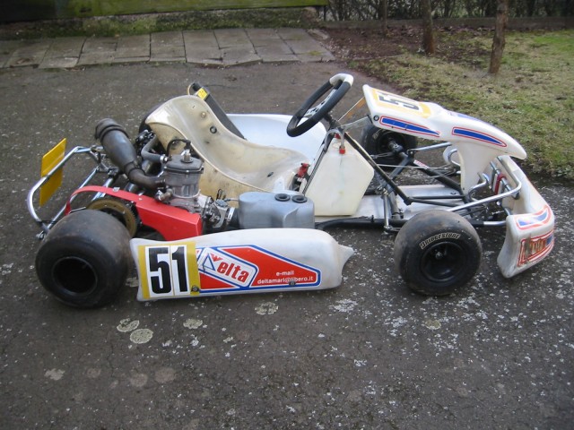 Kart Rennkart Go-Kart Mari Delta mit Dino Motor 125ccm, ca.30PS - Motorsport - Großenlüder