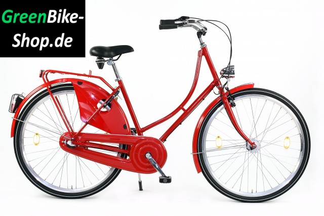 Hollandrad Holland Fahrrad Damen 28 Zoll rot - Damen Fahrraeder - Ahnsen